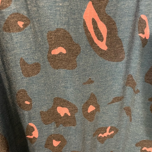 Blue leopard print dress - Picture 3 of 4